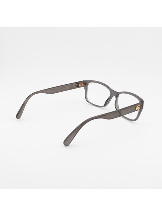 Gucci GG0716O 003 Eyeglasses Grey 53mm Rectangle Frame main image 3